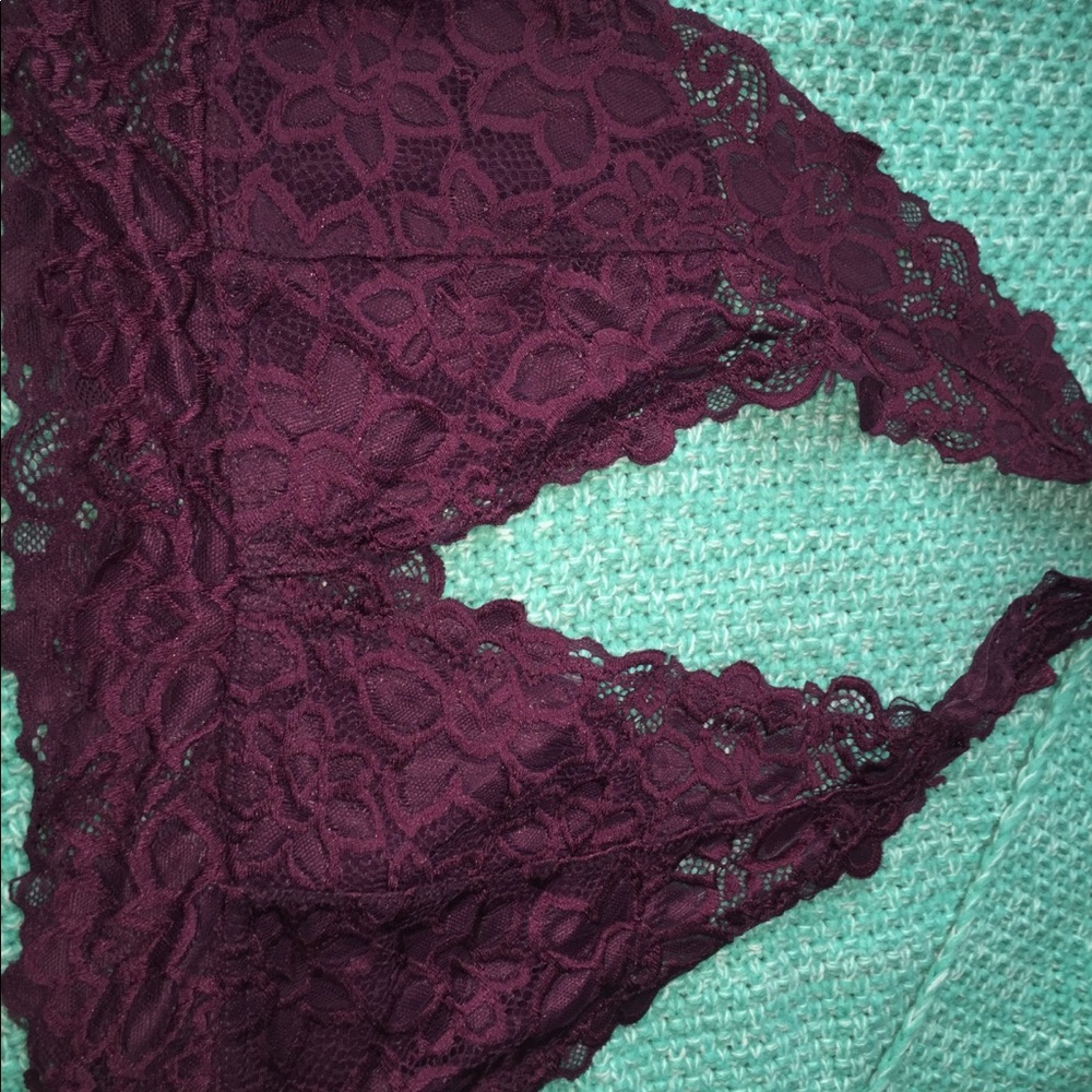 Unpadded bralette